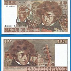 France 10 Francs 1976 Serie V Hector Berlioz Billet Franc Frs Frc Frcs