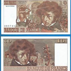 France 10 Francs 1976 Serie F Hector Berlioz Billet Franc Frs Frc Frcs
