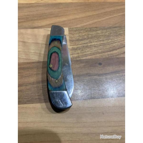 Couteau de poche 2 lames pliables