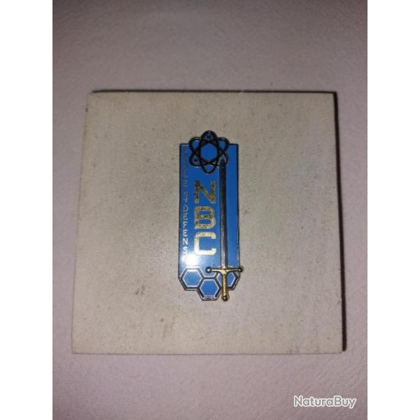 Armee de terre. ECOLE DE DFENSE NBC Avec socle marbre