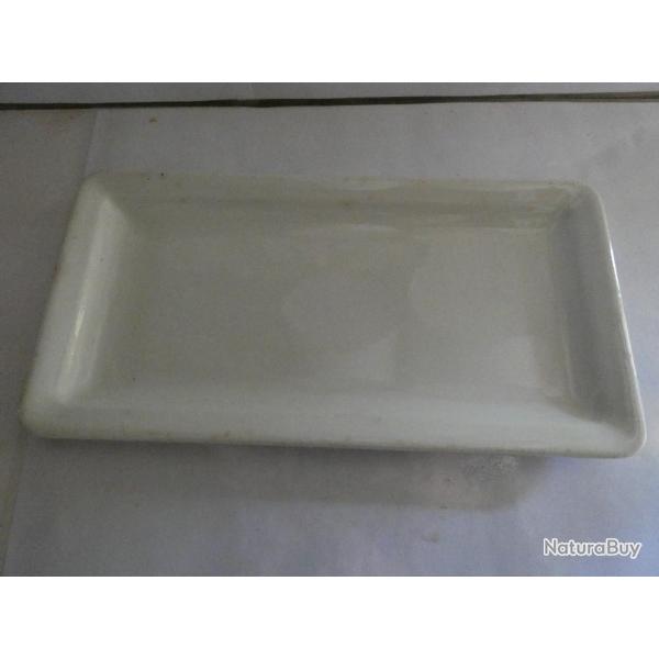 plat � charcuterie ann�es 30 en porcelaine de longwy