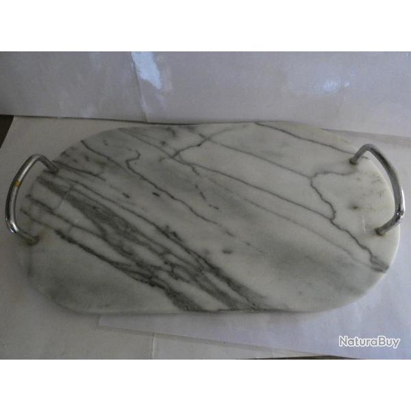 plateau en marbre avec 2 anses