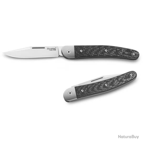 JK1.CF Couteau pliant Lionsteel "Jack" carbone