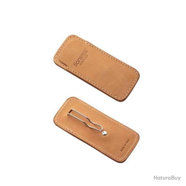 900FDV3.SN Etui en cuir marron clair Lionsteel
