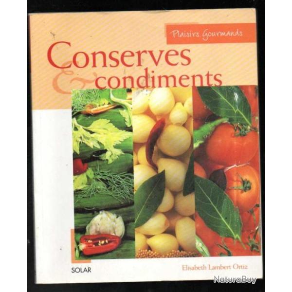 conserves et condiments  d'�lisabeth lambert ortiz