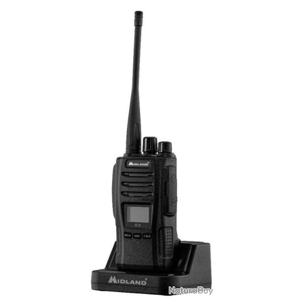 Talkie Walkie Midland G13 Noir