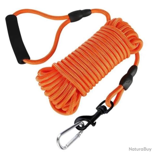 Laisse Chien 10m Poign�e Rembourr�e Petit Grand Chiens Laisse Dressage Orange