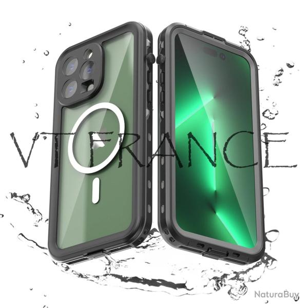 RedPepper Coque Waterproof Anti Choc pour iPhone -Au Choix-iPhone 15