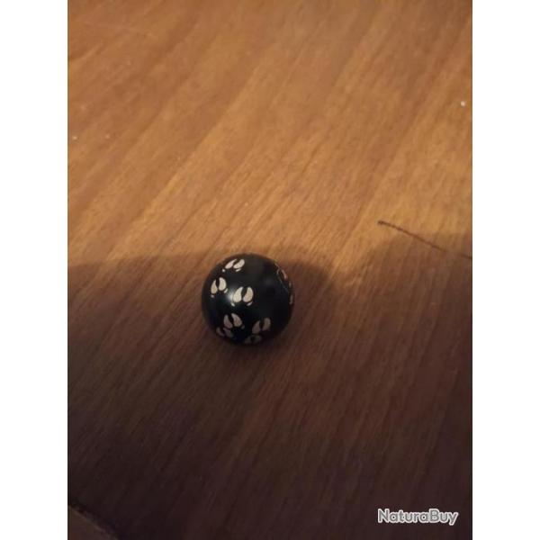 Boule de culasse noir et argent