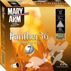 Cartouche Panther 36 cal 12 Mary Arm plomb nickel&eacute;-Plomb 4