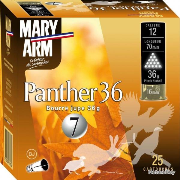 Cartouche Panther 36 cal 12 Mary Arm plomb nickel�-Plomb 4
