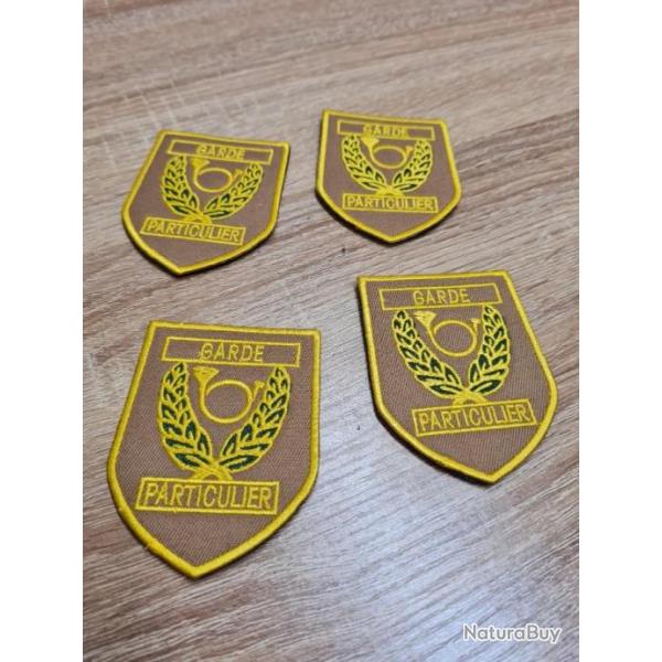 Lot de 4 cussons poitrine Garde Particulier homologu