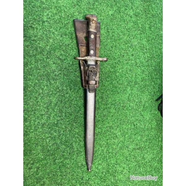 BAIONNETTE  SUISSE  MOD�LE 1889 DE 1901