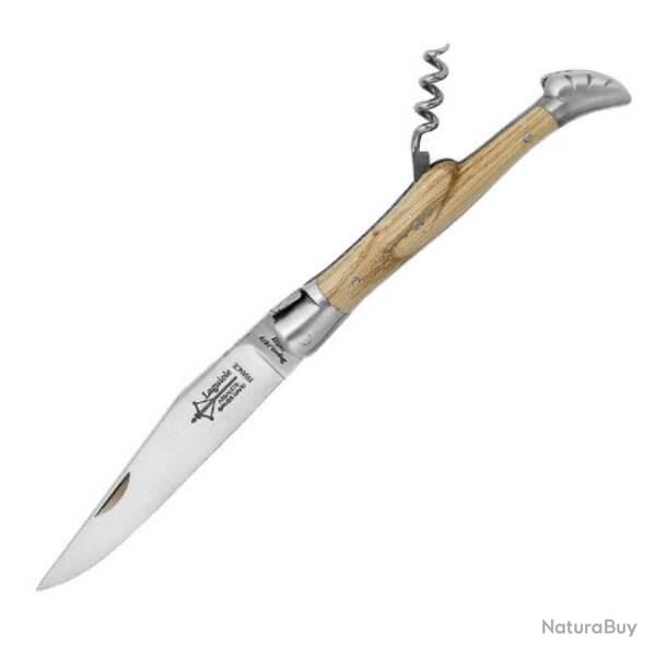 5272 Couteau pliant Laguiole G. David en ch�taignier et tire-bouchon