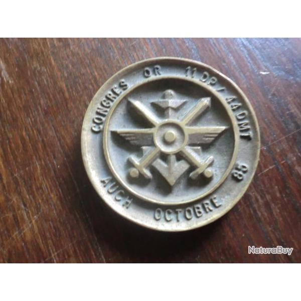 medaille bronze congr�s or 11dp /44 D M T  auch octobre 85