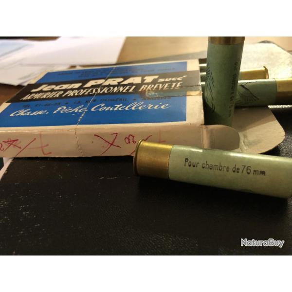 10 cartouches anciennes 20magnum boite depareille