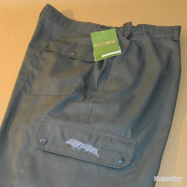 PANTALON FUSEAU KAKI CLUB CHASSE TAILLE 52