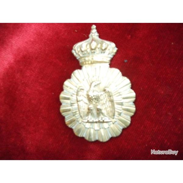 Plaque de poitrail pour cheval de la Gendarmerie de la garde imp�riale N III . COLLECTION