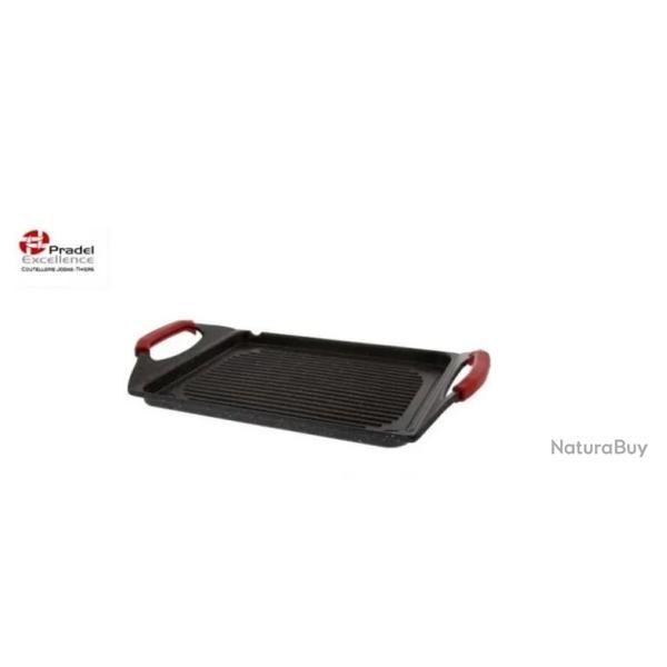 PLANCHA FA�ON PIERRE 46 X 27 X 2.2 CM - GRILL - PRADEL EXCELLENCE