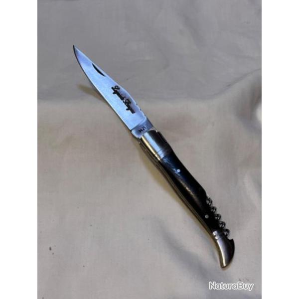 Couteau laguiole 22cm lame et tire bouchon bois de rose