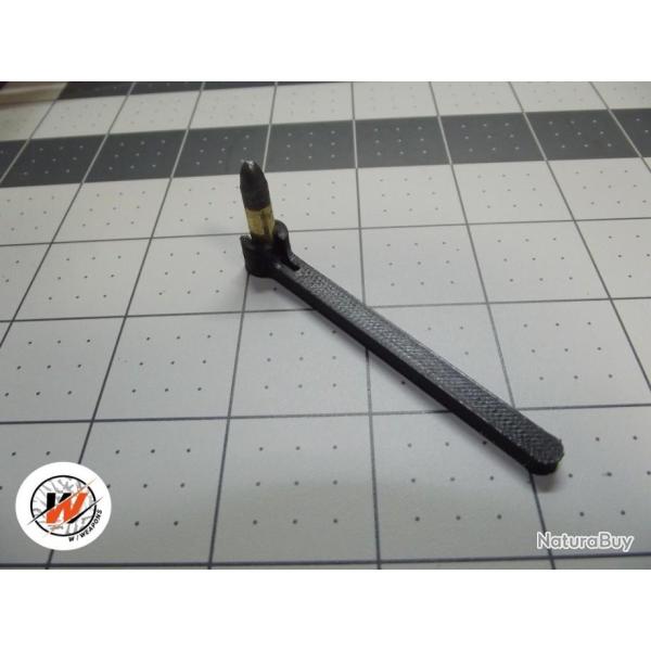 Chargette, speed loader noir pour tout type d'arme pistolet/carabine 22lr - Print 3D
