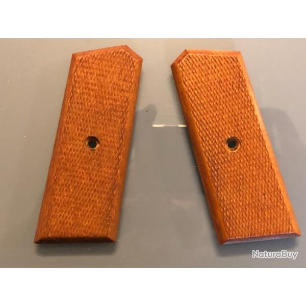 Plaquettes de crosse de pistolet d'alarme Bruni Colt 45 M 1911