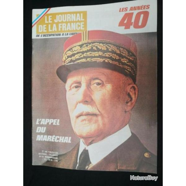 Lot de 8 Journaux de France - Sur le th�me du Mar�chal P�tain