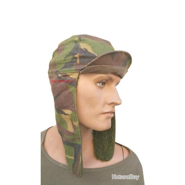 Tour de tte 57 cm -Casquette Hiver fourre avec rabat - Arme Hollandaise  4a.