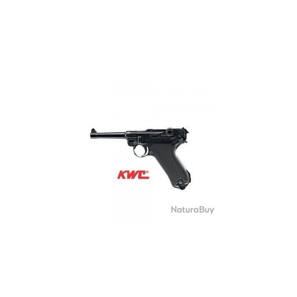 Pistolet enti�rement m�tallique KWC P08 avec Blowback - Acier Co2 Bbs 4,5 mm