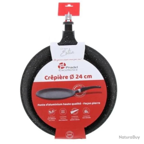Poele � cr�pes Estia 24cm Pradel  TU Unique