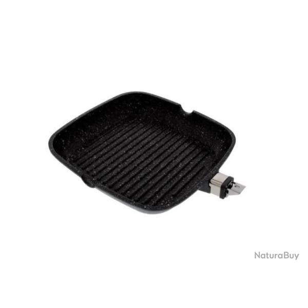 Poele grill 28x28cm + couvercle Pradel TU Unique