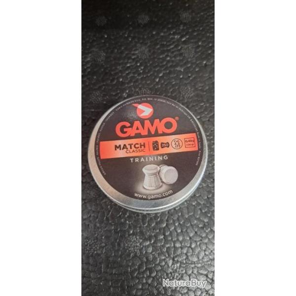 Plomb Gamo Match classic Cal 4.5  -  3 boites