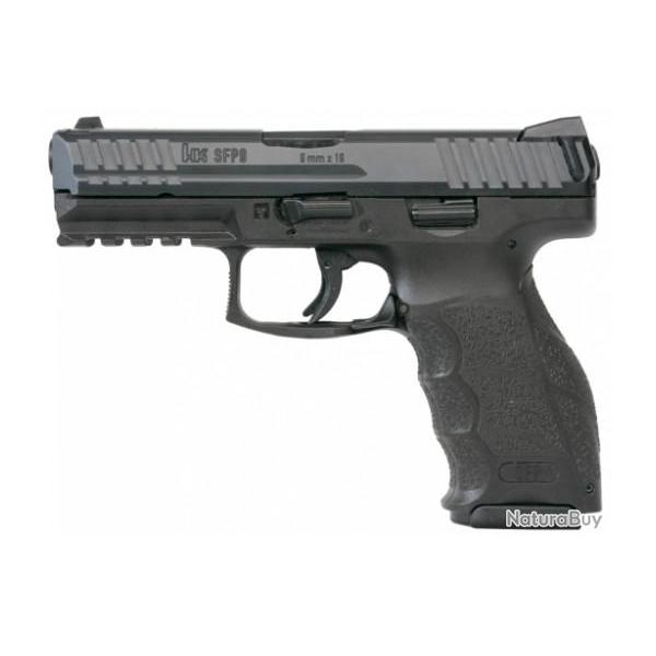 PISTOLET HECKLER & KOCH SFP9 OR SD PADDLE NOIR CAL. 9 MM PARA SA 15CPS 119MM