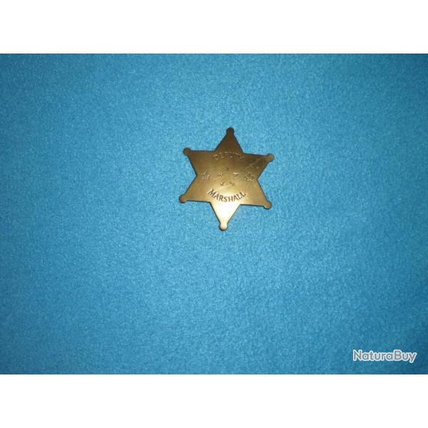 Badge Etoile :Sheriff, Marshall , Indian Police , Inspecteur, etc... 40