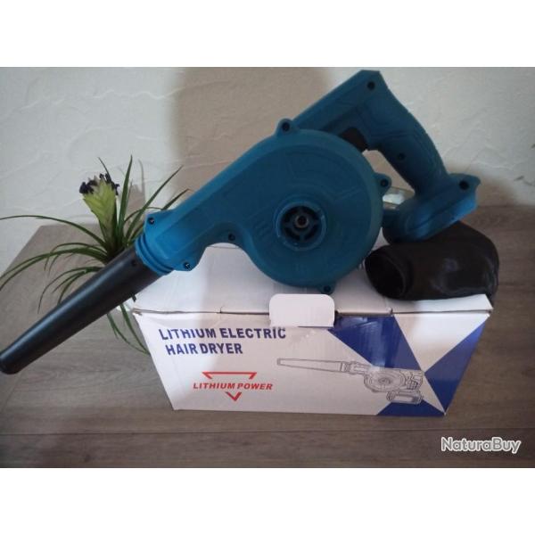 Souffleur sans fil adaptable sur batterie Makita 18v (BL1830, LTX,...) NEUF