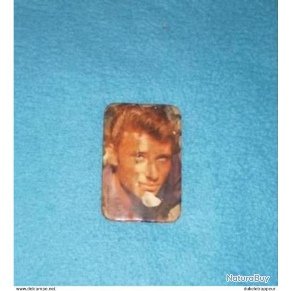 Miroir de poche annes '60 Johnny HALLYDAY ! COLLECTION !!!