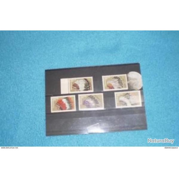 Superbes timbres de COLLECTION POUR INDIANISTES, ETC...