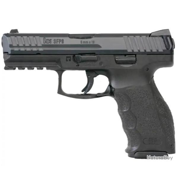 PISTOLET HECKLER & KOCH SFP9 OR NOIR CAL. 9 MM PARA SA 15CPS 104MM