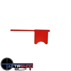 T&eacute;moin de chambre vide - diam&egrave;tre 5mm - longueur 140mm - Rouge