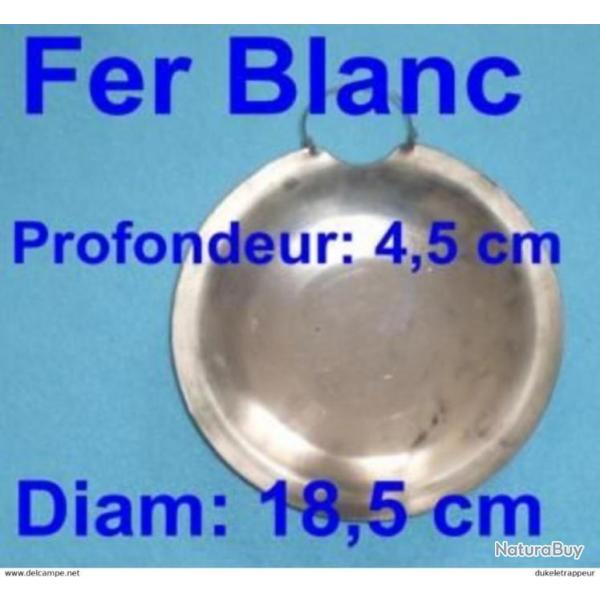 Assiette ou Bol en fer blanc !