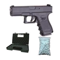 Pack airsoft G.15 style G 19 / Malette et billes