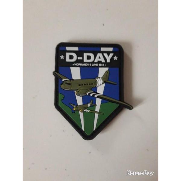 PATCHE EN PVC AVEC SCRATCH "D-DAY NORMANDY"