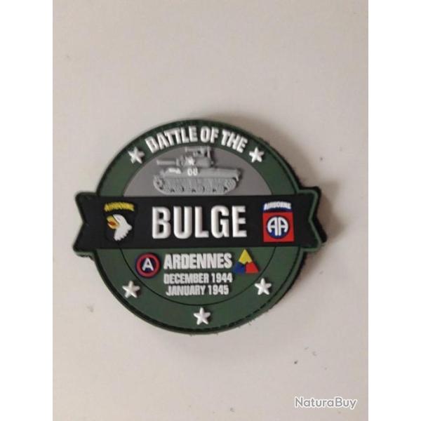 PATCHE EN PVC AVEC SCRATCH "BATTLE OF THE BULGE"