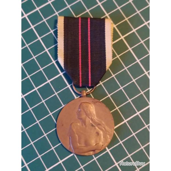 MEDAILLE DE LA RESISTANCE 1940/1945, BELGIQUE WW2