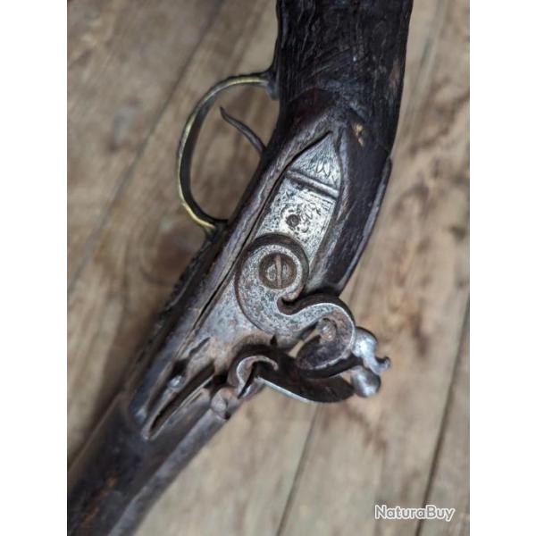 Pistolet silex  tromblon XVIII
