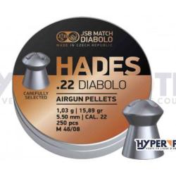 Plomb 5.5 mm JSB Hades - 250 plombs