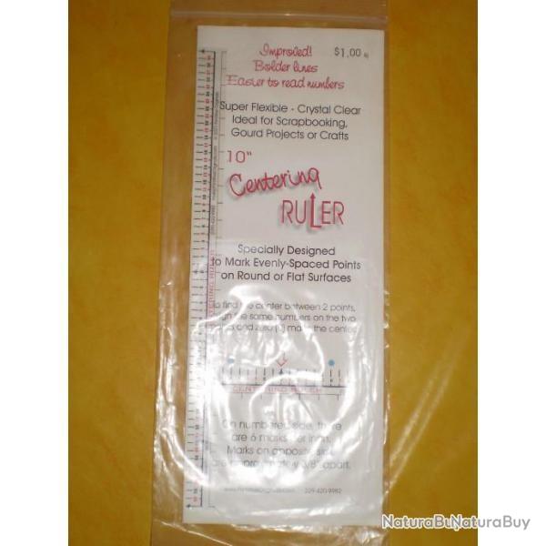 R�gle centreuse pour objets ronds !