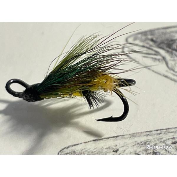 mouche saumon modle highlander numro 12 double