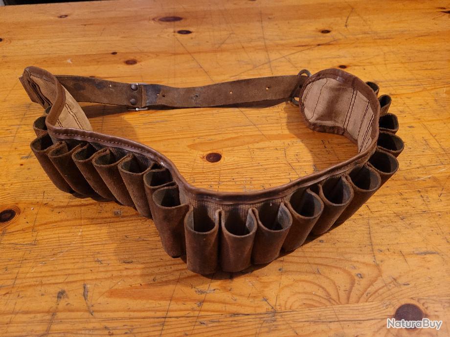 Cartouchière de ceinture ligne verney-carron cuir