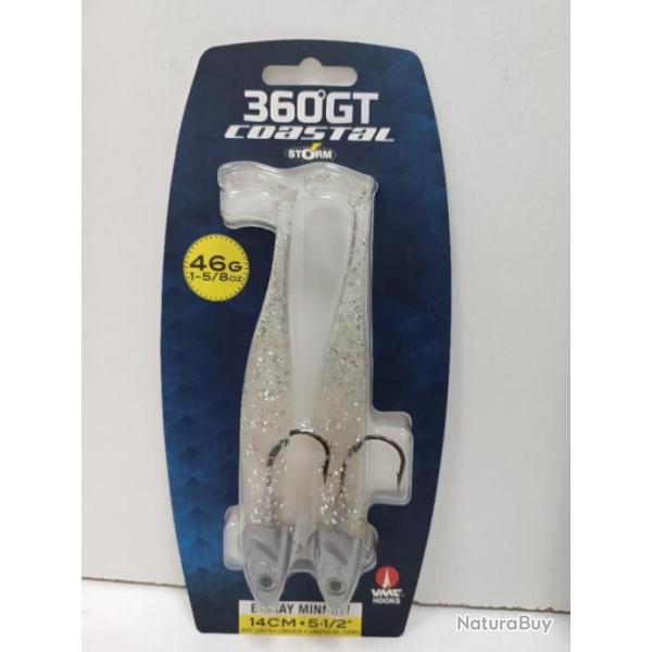 !! STORM BISCAY MINNOW 14CM 46GR SILVER GLITTER !!